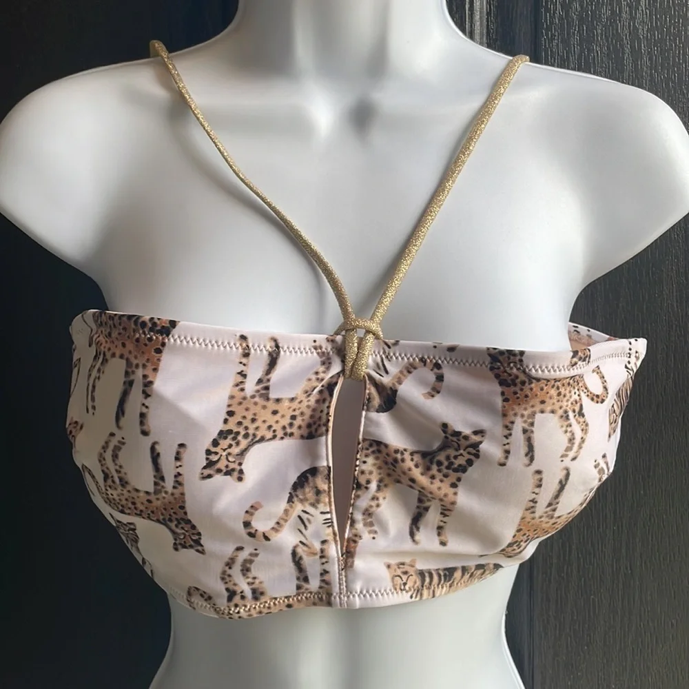 Aerie Wild Cat Keyhole Bikini Medium